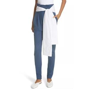 Ji Oh High Waist Tie Sleeve Tuxedo Pant